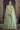 Festive Wear Embroidered Sea Green Color Long Anarkali Salwar Kameez In Net Fabric