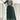 Georgette Fabric Dark Green Color Party Wear Embroidered Readymade Long Anarkali Style Gown With Dupatta