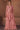 Embroidered Peach Georgette And Chinon Palazzo Suit In Function Wear