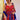 Party Style Cotton Silk Fabric Printed Work Red Color Readymade Gown With Dupatta