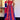Party Style Cotton Silk Fabric Printed Work Red Color Readymade Gown With Dupatta