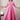 Designer Pink Color Party Style Printed Chanderi Fabric Readymade Gown