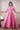 Designer Pink Color Party Style Printed Chanderi Fabric Readymade Gown