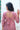 Fetching Fancy Fabric Printed Long Gown In Pink Color