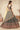 Function Wear Chinon Fabric Olive Color Digital Printed And Crushed Work Lehenga