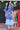 Radiant Multi Color Digital Printed Chinon Fabric Kaftan
