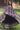 Purple Color Embroidered Readymade Long Gown With Dupatta