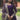 Purple Color Embroidered Readymade Long Gown With Dupatta