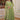 Georgette Fabric Green Color Embroidered Readymade Anarkali Style Long Gown With Dupatta