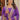 Purple Color Art Silk Fabric Divine Readymade Gown With Sequins Work Dupatta