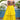 Attractive Georgette Fabric Yellow Color Printed Gown