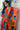 Party Wear Digital Printed Chinon Orange Kaftan
