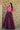 Trendy Wine Color Gown For Party