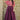Trendy Wine Color Gown For Party