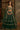 Creative Sequins Work On Lehenga In Green Color Net Fabric
