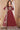 Embroidered Sangeet Wear Anarkali Salwar Kameez In Fancy Fabric Maroon Color