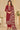 Embroidered Festive Wear Long Straight Cut Dress In Art Silk Fabric Red Color