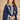 Classic Navy Blue Color Art Silk Fabric Palazzo Suit