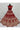 Alluring Velvet Fabric Thread Embroidered Red Beidal Lehenga