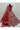 Embellished Red Color Thread Embroidered Velvet Bridal Lehenga