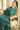 Designer Fancy Fabric Party Style Embroidered Teal Color Readymade Gown
